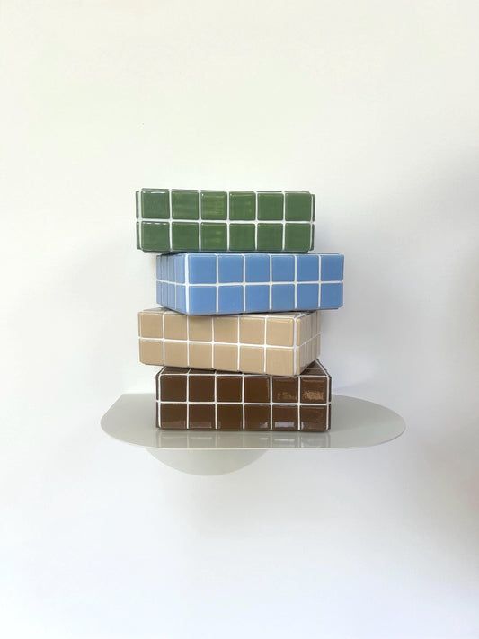Mini Tile Floating Wall Shelf
